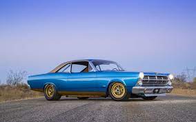 Ford Blue 1967 427 Fairlane American Muscle Car 1080p Wallpaper Hdwallpaper Desktop Fairlane Ford Fairlane American Muscle Cars