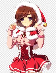 Share the best gifs now >>>. Christmas Anime Otaku Blush Holidays Manga Fictional Character Png Pngwing