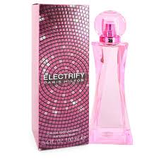 3.4 oz eau de parfum spray + 0.34 eau de parfum spray + 3.0 oz body lotion + 3.0 oz bath & shower gel 3.4 ounce 21 $35 Paris Hilton Electrify By Paris Hilton Buy Online Perfume Com