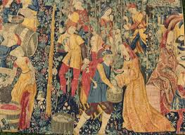 Les Vendanges Art Medieval Antiquite Francaise Tapisserie Etsy Art Middle Ages Renaissance