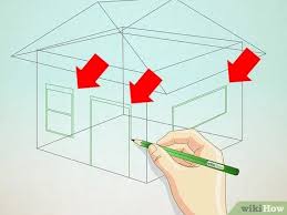 Use a ruler to make your work easier. 3 Ways To Draw A Simple House Wikihow