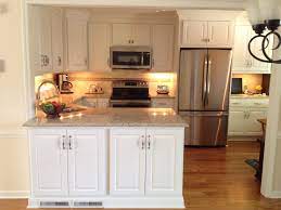 Aspect Cabinetry White Thermafoil Raised Panel Doors And American Poplar Hazel Standard Overlay Slab Drawer Kitchen Remodel Kitchen Countertops Countertops