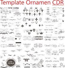 Gambar ornamen yang digunakan di coreldraw. 100 Template Desain Ornamen Coreldraw Cdr Guru Corel Ornamen Template Desain