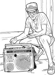 39+ hip hop coloring pages for printing and coloring. Amazon Com Back In The Days Coloring Book 9781576878095 Shabazz Jamel Books