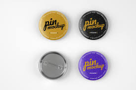 The button badge mockup bundle is one designed to give your designs a special outlook, one that is rare and. Glossy Button Pin Mockup Set Badge Design Button Pins Mockup