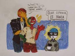 Agarrados de la mano from the story dibujos con mierda countryhumans edition by just_flora (.) wi. Countryhumansportugal Hashtag On Twitter