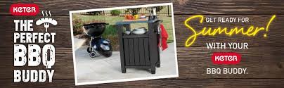 It only takes a few short minutes to prepare the screen, using the powerful air blower and securing the sides of the screen with the included stakes and tethers. Keter Unity Indoor Outdoor Bbq Entertainment Storage Table Prep Station With Metal Top Graphite Trueyogaevergreen Com