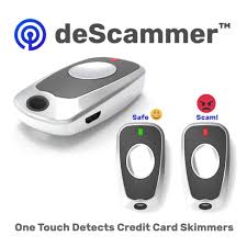 All you really need is a little bit of iron powder and a magnet, and you can unveil the info behind the magstripe on a credit card. Descammer Credit Card Skimmer Detection Device 1 Best Protection From Credit Card Or Debit Card Theft Or Fraud Bluetooth Skimmer Detector Discover It