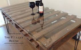 Dining Room Table Made Of Salvage Pallet Pallet Dining Table Diy Pallet Furniture Pallet Table Diy