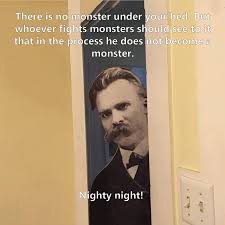 Nietzsche Says Good Night Philosophy Memes Philosophy Quotes Memes Quotes