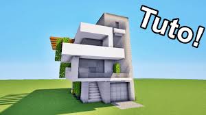 Minecraft Tuto Grande Maison Moderne Map Youtube