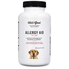 Well Good Allergy Aid Dog Tablets 60 Count Petco Allergies Dog Allergies Seasonal Allergies