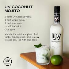 You Put The Lime In The Coconut And Mix It All Up Coconut Mojito Made With Uv Coconut Vodka Coconut Mojito Coconut Vodka Drinks Coconut Vodka Recipes