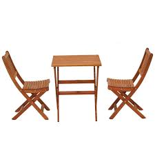 Austin Wooden Bistro Set Bistro Set Outdoor Living Diy Outdoor Chairs