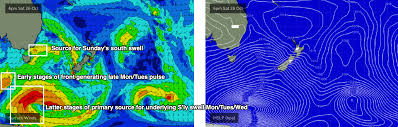 episodic southerly swells to dominate next week swellnet