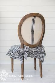 Argstar 2pcs chair covers for dining room spendex slipcovers soft pattern design. Dining Chair Slipcover Tutorial Updated Miss Mustard Seed