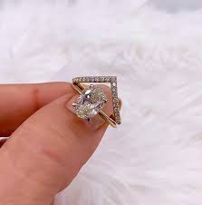Deep V Diamond Wedding Band In 18k Yellow Gold In 2021 Unique Wedding Bands For Women Art Deco Wedding Rings Yellow Gold Wedding Band
