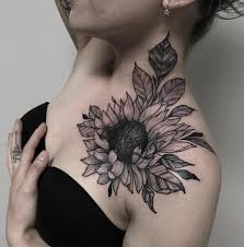 45 Simple Unique Sunflower Tattoo Ideas For Woman Page 16 Of 45 Latest Fashion Trends For Woman Sunflower Tattoo Shoulder Sunflower Tattoo Sunflower Tattoo Thigh