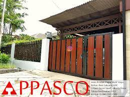 Solusiruma.com menerima pembuatan pagar besi minimalis, pintu pagar kayu ulin, pintu pagar woodplank atau grc. Pagar Minimalis Motif Kayu Kombinasi Dorong Dan Lipat Di Duren Sawit Pagar Motif Kayu Appasco Indonesia