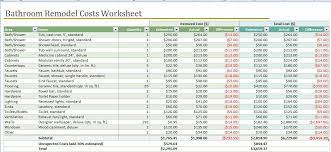 See a full breakdown of costs for labor, fixtures, demo, bathtubs, floors and more. Bathroom Remodel Cost Calculator Template Business Calculators Bathroom Remodel Cost Bathroom Renovation Cost Kitchen Renovation Estimate