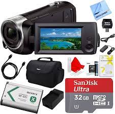 Amazon.com : Sony Handycam CX405 Flash Memory Full HD Camcorder Bundle with  32GB Memory Card, Camera Bag, HDMI Cable and Accessories (8 Items) :  Electronics
