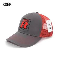Koep Hot Cotton Embroidery Letter Big R Red Baseball Cap Snapback Caps Fitted Bone Casquette Hat Embroidery Letters Embroidery Dress Diy Embroidery Hoop Decor