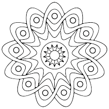 Many parts of the shapes are too small to be colored. Free Printable Geometric Coloring Pages For Kids