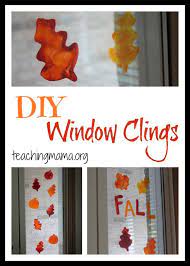 Diy Window Clings Diy Window Clings Crafts Fall Crafts