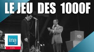 Les auditeurs nous posent régulièrement des questions sur les dessous du jeu des 1000 euros sur france inter : 1967 Lucien Jeunesse Et Le Jeu Des 1000 Francs Archive Ina Youtube