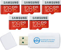 Get started, find helpful content and resources, and do more with your samsung product. Amazon Com Samsung 128gb Evo Plus Microsd Card 5 Pack Evo Class 10 Sdxc Memory Card With Adapter Mb Mc128ha Bundle With 1 Everything But Stromboli Micro Sd Card Reader Computers Accessories