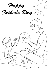 Esta felicitación es ideal para el día del padre. Dibujo De Dia Del Padre Para Colorear