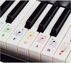 Klaviatur zum ausdrucken,klaviertastatur noten beschriftet,klaviatur noten,klaviertastatur zum notenpapier druckvorlage notenpapier kostenlos selbst ausdrucken file type =.pdf credit to. Klavieraufkleber Fur Keyboards Mit 49 61 76 88 Tasten Transparent Und Entfernbar Amazon De Musikinstrumente Dj Equipment