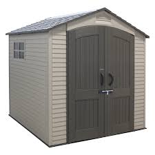 Lifetime 2 1 X 2 1 X 2 27m Polyethylene Garden Shed 227m Garden Gardensheddiyconstructio Outdoor Storage Sheds Shed Storage Shed Homes