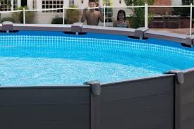 Intex kit piscinette metal frame tubulaire 3m05 x 76cm ronde 4500 liters l bleu 305x305x76 cm piscine tubulaire ronde piscine tubulaire piscine demontable. Kit Piscine Graphite 4 78x1 24