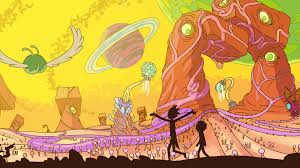 Rick And Morty Adult Swim Space Animation Planet Wallpapers Hd Desktop And Mobile Backgrounds