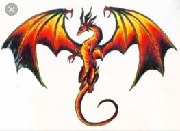Dessin De Dragon Couleur Rouge Jaune Orange Dragon Images Dragon Sketch Dragon Day