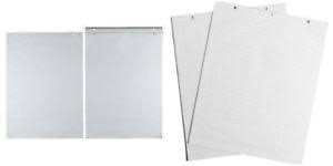 Details About A1 Flip Chart Paper Plain Grid 5 X Pads 40 Sheet Pad 70gsm Non Bleed Perforated