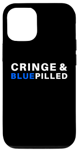 Amazon.com: iPhone 12/12 Pro Cringe And Bluepilled Redpilled Or Bluepilled  Meme Case : Cell Phones & Accessories