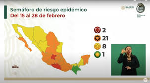 Semáforo covid en tamaulipas divide opiniones ciudadanas algunos piensa en el regreso a clases. Semaforo Covid 16 Estados En Verde 15 En Amarillo Y 1 En Naranja