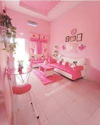 Desain ruang tamu modern minimalis. Inspirasi Desain Rumah Minimalis Konsep Hello Kitty Yang Menggemaskan Dan Banyak Digemari Anak Anak Homeshabby Com Design Home Plans Home Decorating And Interior Design
