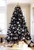 Decorated Elegant Black Black Christmas Tree