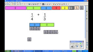 Adding Fractions With Unlike Denominator Using Fraction Strips