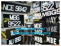 Cek informasi terbaru samsat keliling online terkait daftar kode plat nomor kendaraan indonesia 2021. Semakan No Plat Kenderaan Terkini 2021 Online My Panduan