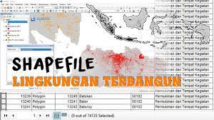 Data Shapefile Lingkungan Terbangun Indonesia Gratis Indonesia Bangunan Tanda