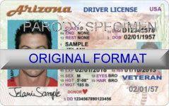 Arizona Driver License Format Id Cards Designs Templates Novelty Software Card Hologram Arizona Novelty Arizon New Iden Drivers License Driving License Drivers