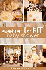 Mama To Bee Baby Shower Kara S Party Ideas Bee Baby Shower Theme Bee Baby Shower Party Honey Bee Baby Shower