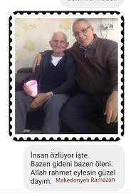rahmetli dayim muharrem bayrak ve ben makedonyali ramazan ramazan bayrak anilar