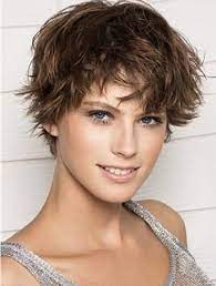 Different Hairstyles Wash And Go Short Messy Hairstyles With Side Bangs For Oval Faces Older Women Over Very Short Hair Short Hair Styles Feminine Hairstyles