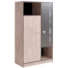 La chambre est incomplète sans un placard ou une armoire. Parisot Armoire Fabien Avec 1 Tringle Et 3 Etageres Realisee En Agglomere Cdiscount Maison