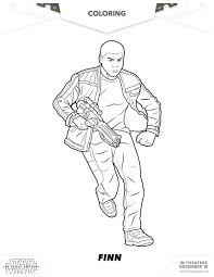 Star Wars The Force Awakens Printable Finn Coloring Page Mama Likes This Star Wars Printables Star Wars Coloring Book Star Wars Printables Free